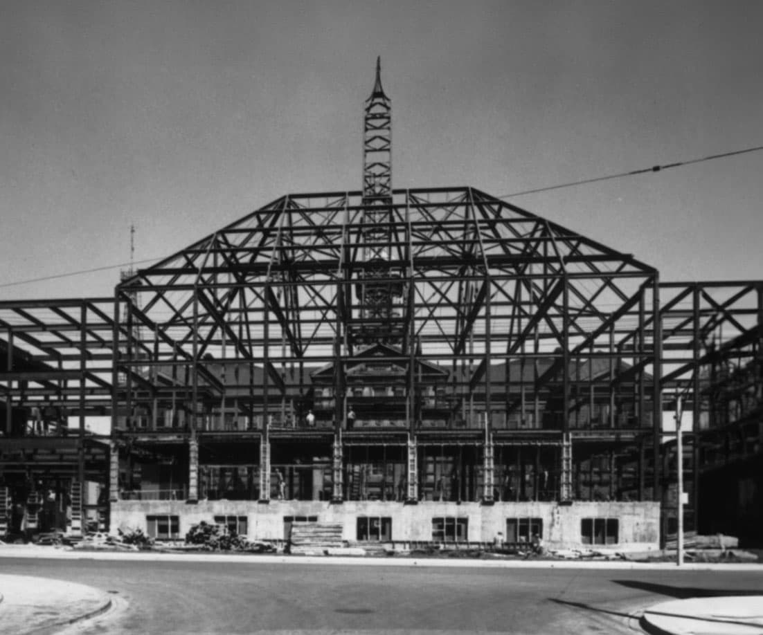 Construction of Kerr Hall, early 1960s.