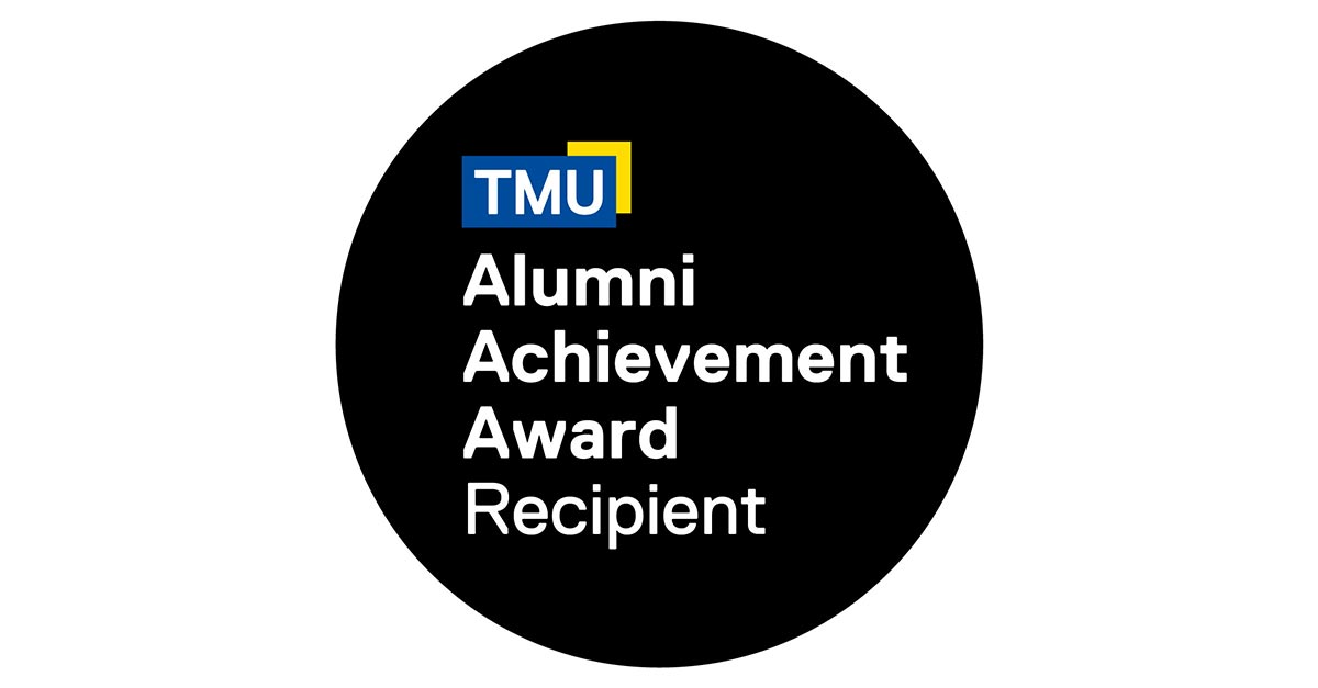 TMU Alumni Achievement Award Recipient