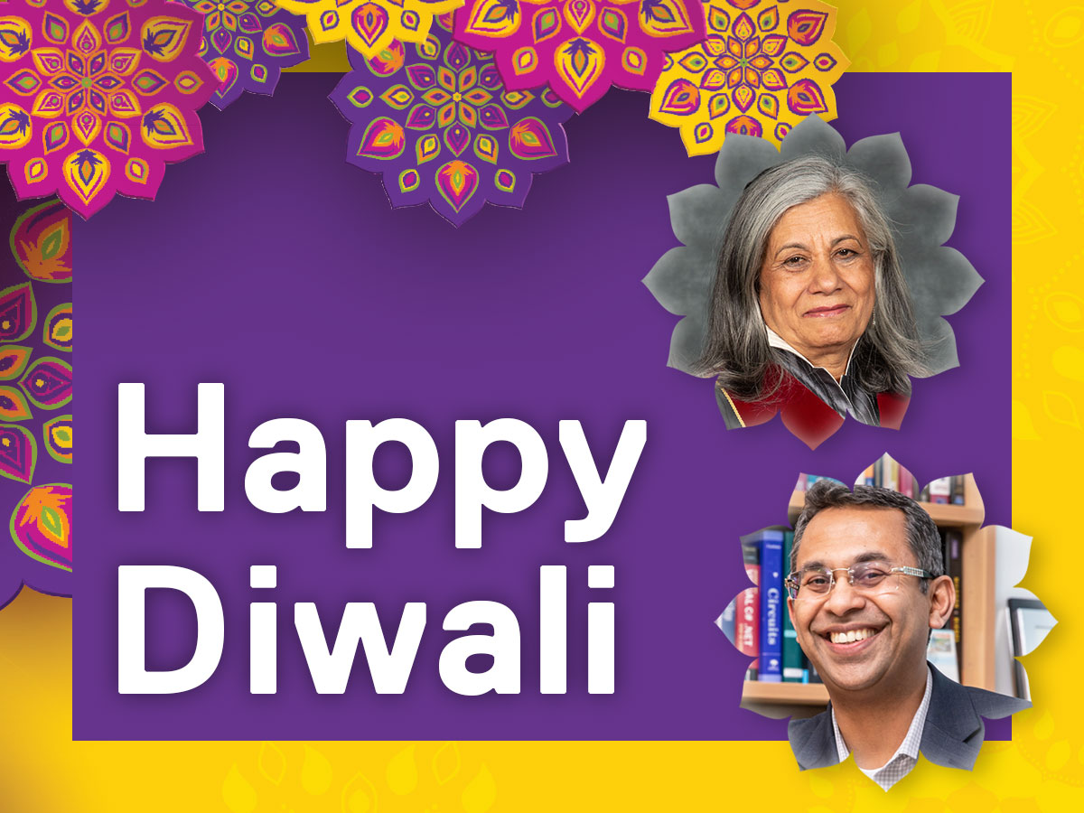 Happy Diwali - with Senator Dr. Ratna Omidvar and Dr. Bala Venkatesh