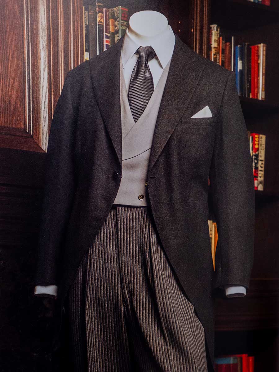 A morning coat tailored by Beauchamp & How in 1954 (Collection of Erin Liphardt. Photo by Lawrence Cortez)