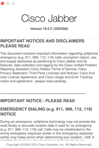 About Cisco Jabber for MacOS