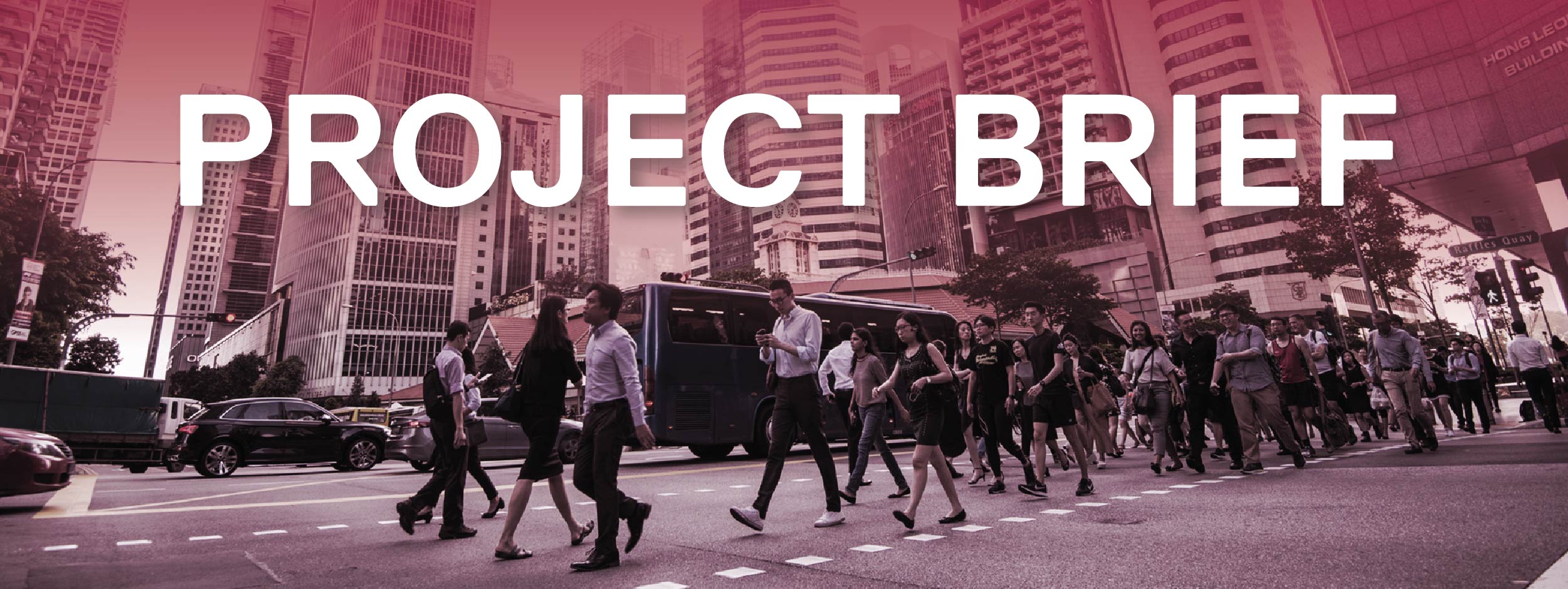 At the end of the working day office workers walking on the streets of the Central Business District of Singapore