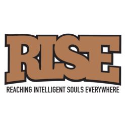 RISE Edutainment logo. Link destination: "RISE Edutainment Who Are We"