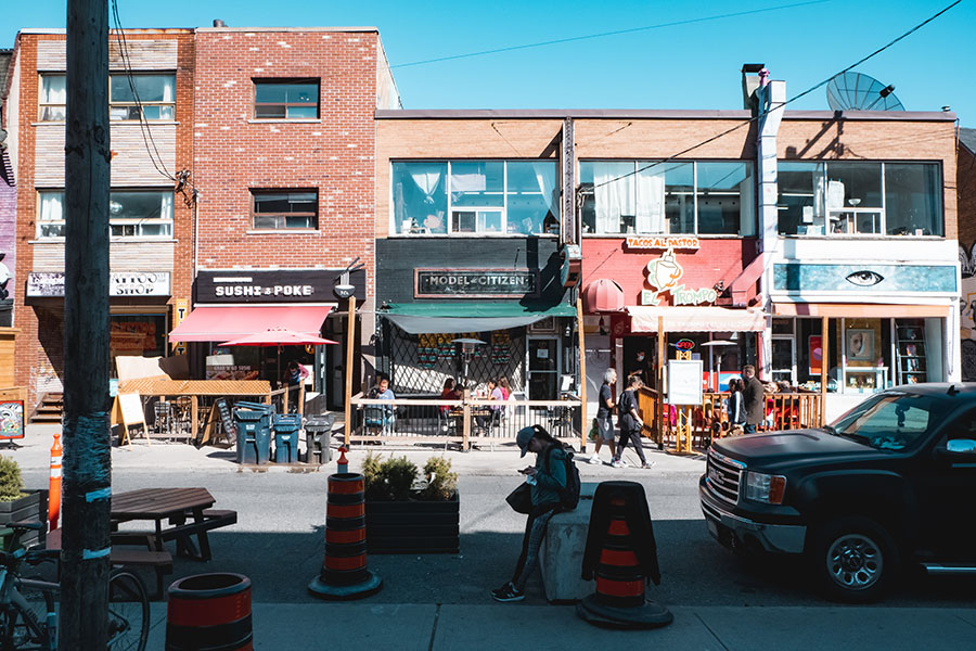 Street in Kensington Market by Jason Ng