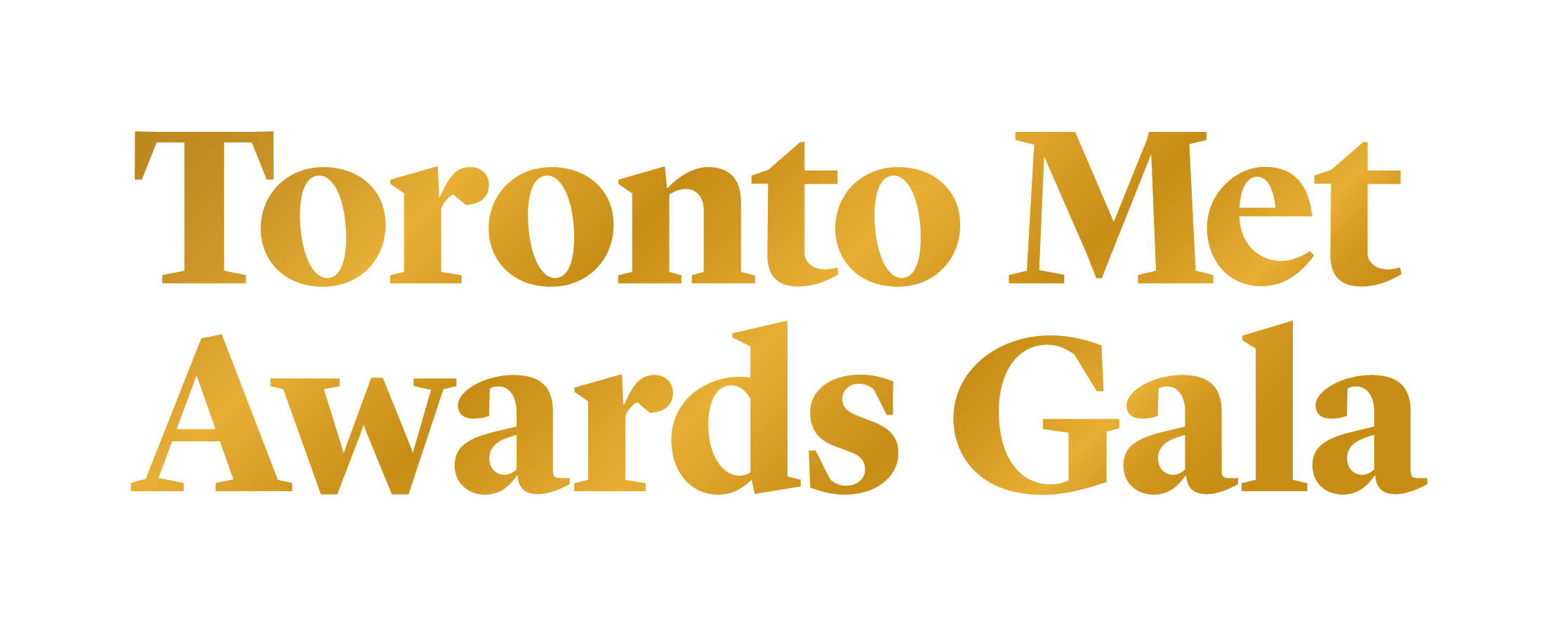 Event logo: Toronto Met Awards Gala