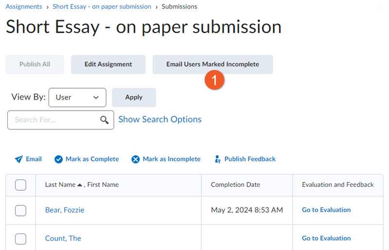 assignment submission tool