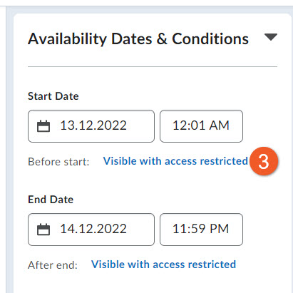 assignment start date meaning