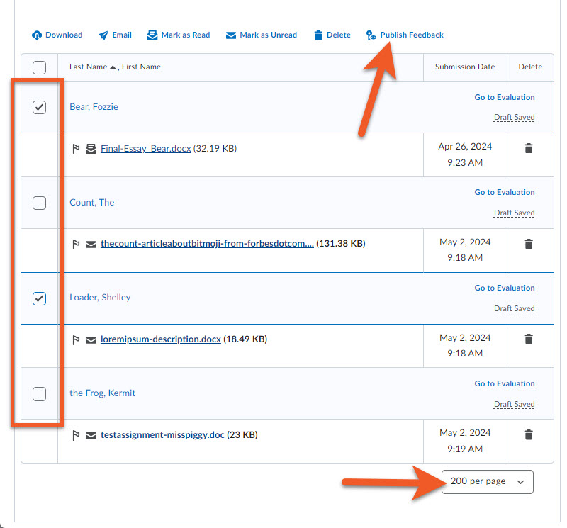 assignment submission tool