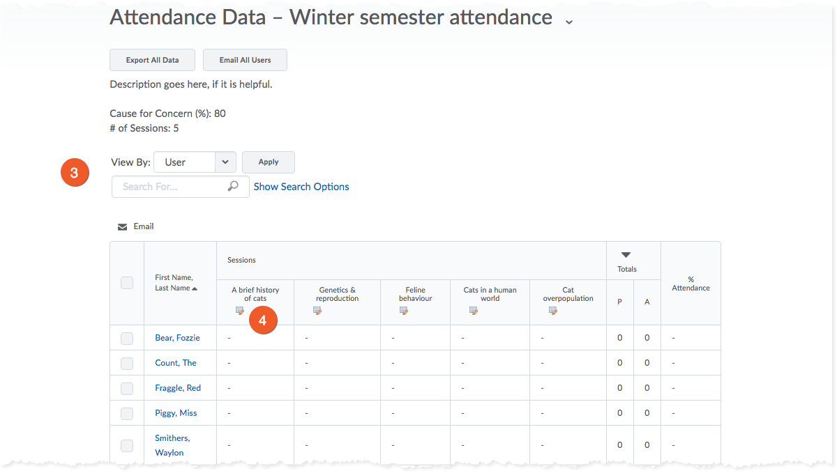 Take Attendance