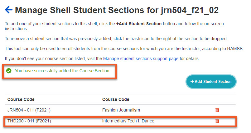 Manage D2L Courses and Organizations