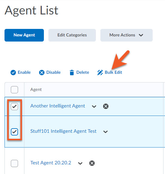 D2L Intelligent Agents – OIT Knowledge Base