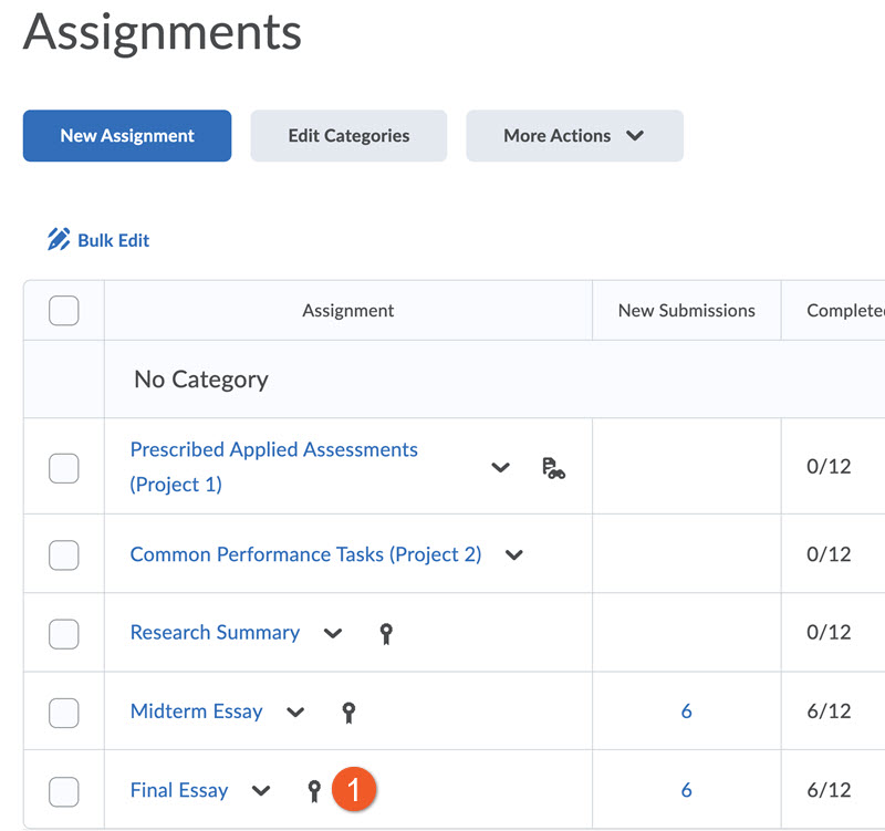 Rubric for dropbox assignment