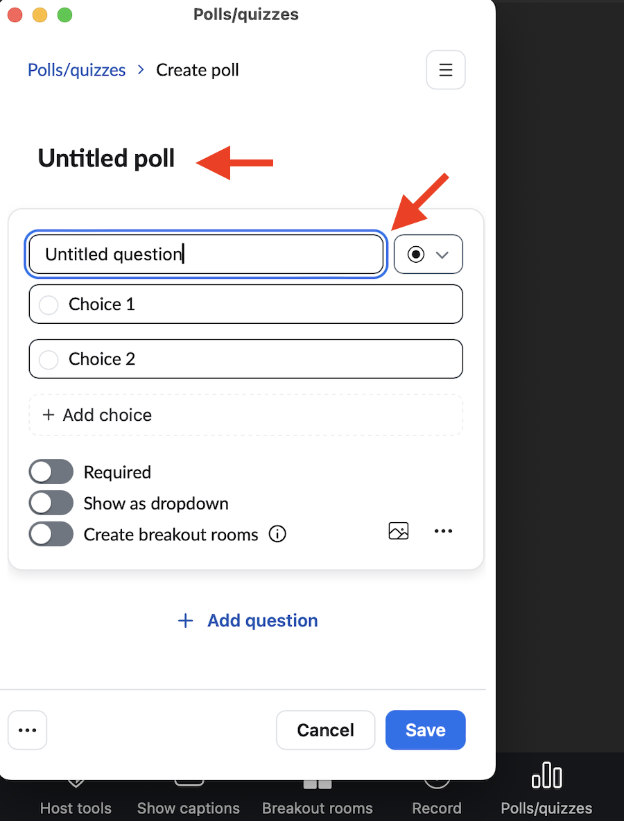 How to create polls in Zoom - Toolbox - Courses @ TMU - Toronto ...