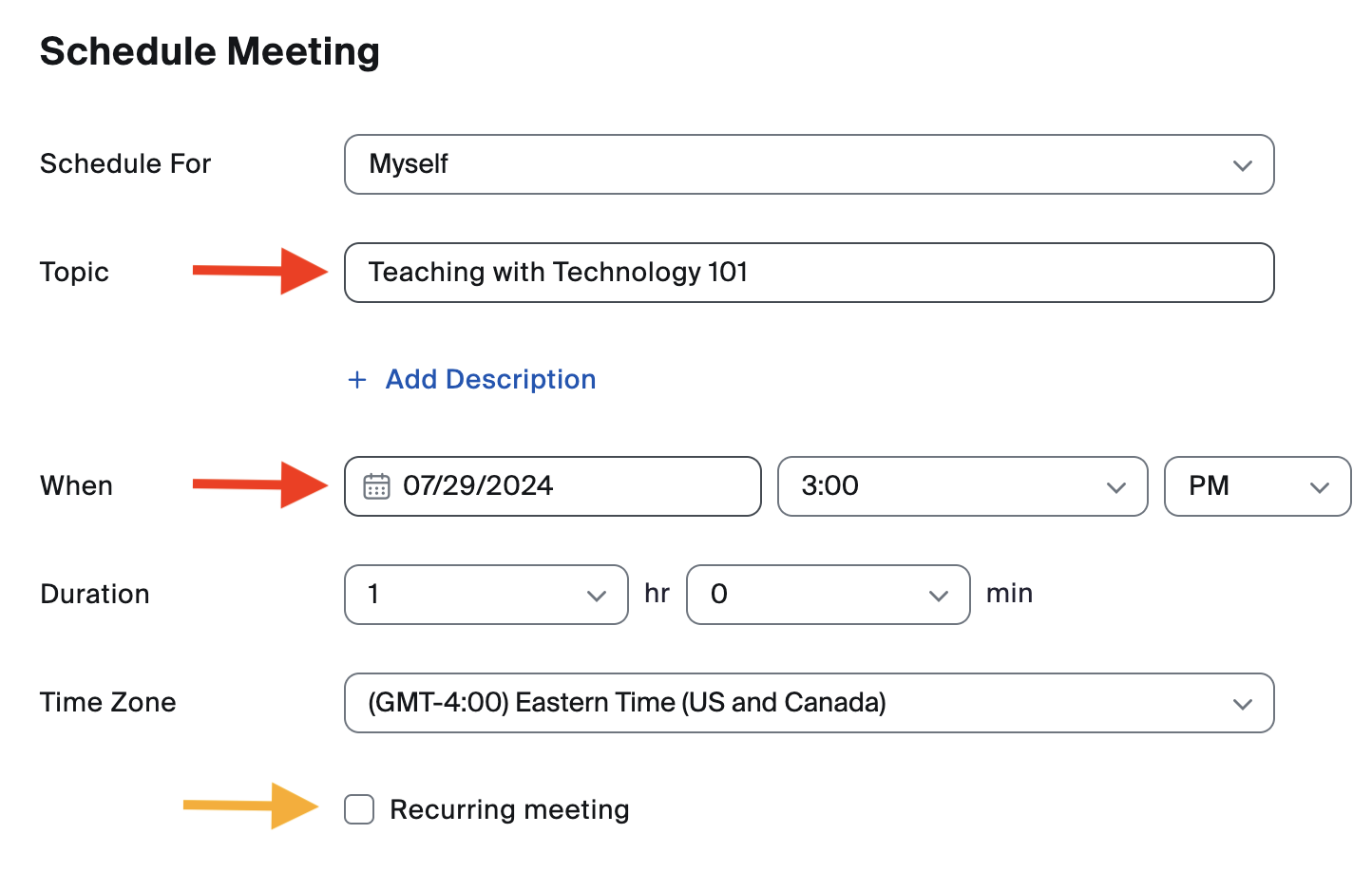 How to host a meeting - Toolbox - Educational Technology - Toronto ...