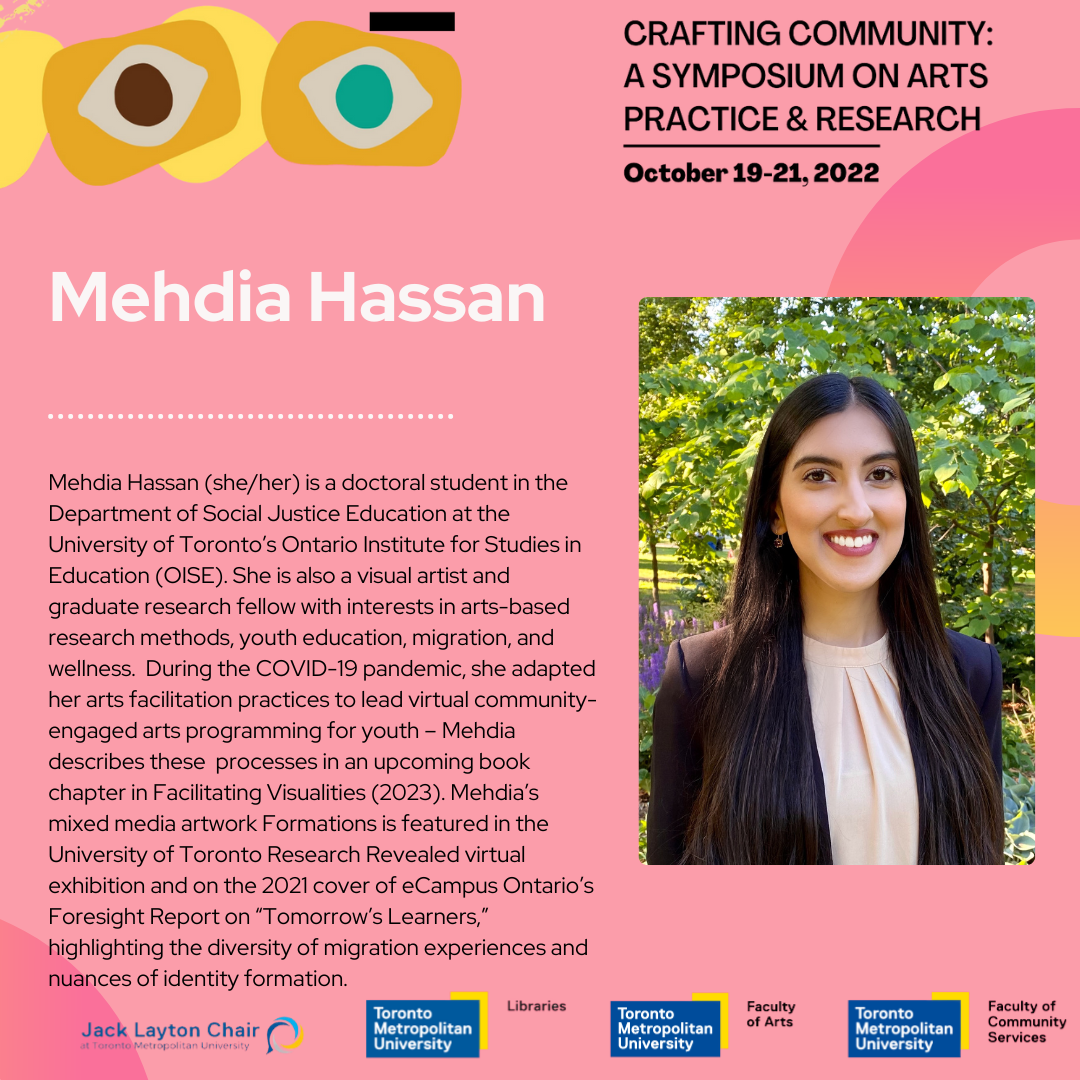 Symposium poster 'Mehdia Hassan'