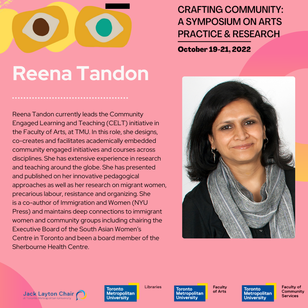 Symposium poster 'Reena Tandon'