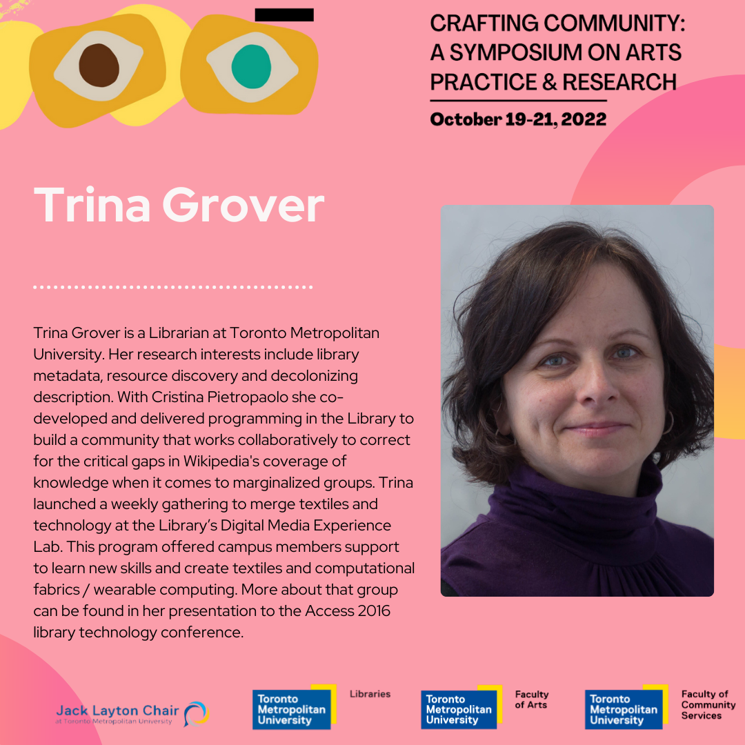 Symposium poster 'Trina Grover'