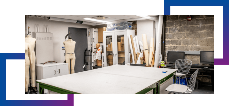 Interior of the Fashion Design Studio