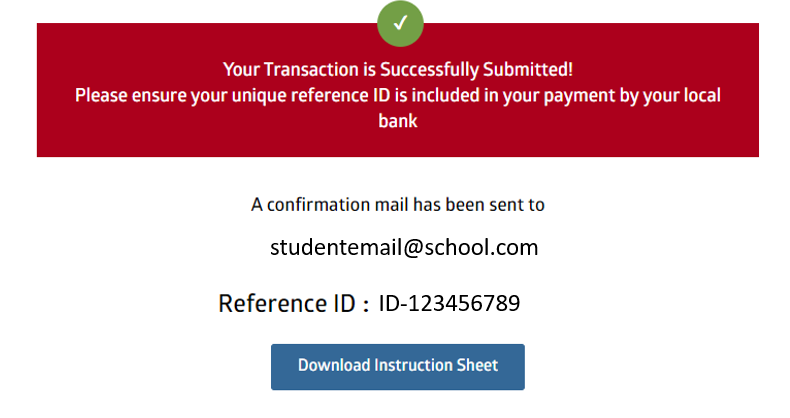 CIBC confirmation screen