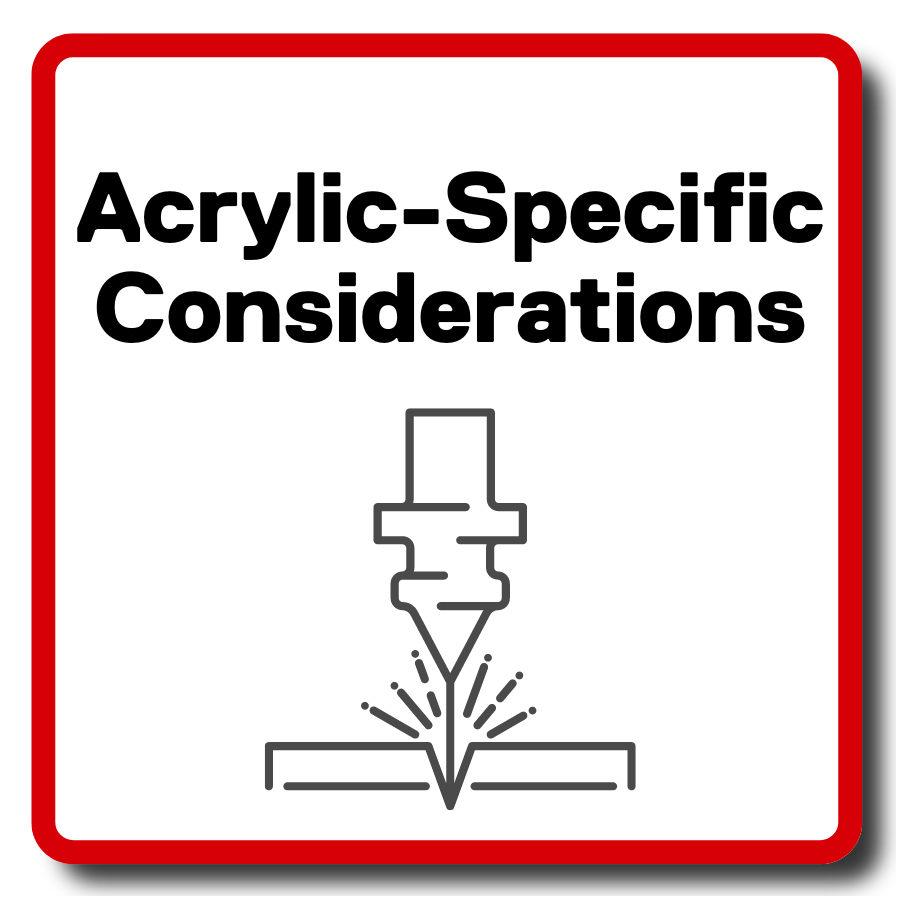 Acrylic-specific considerations
