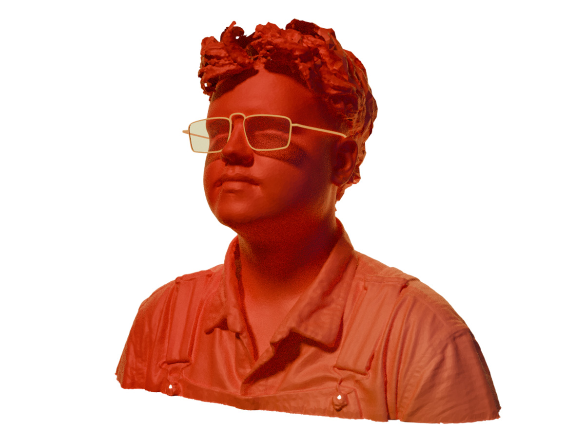 Red 3D Scan of Angelo 