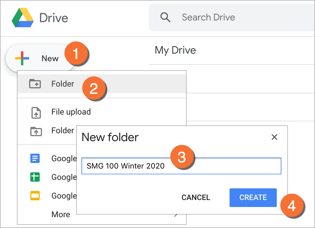 Google Folder 01 Create 