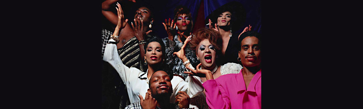 A still from the Paris is Burning film featuring New York's drag scene in the 1980s.