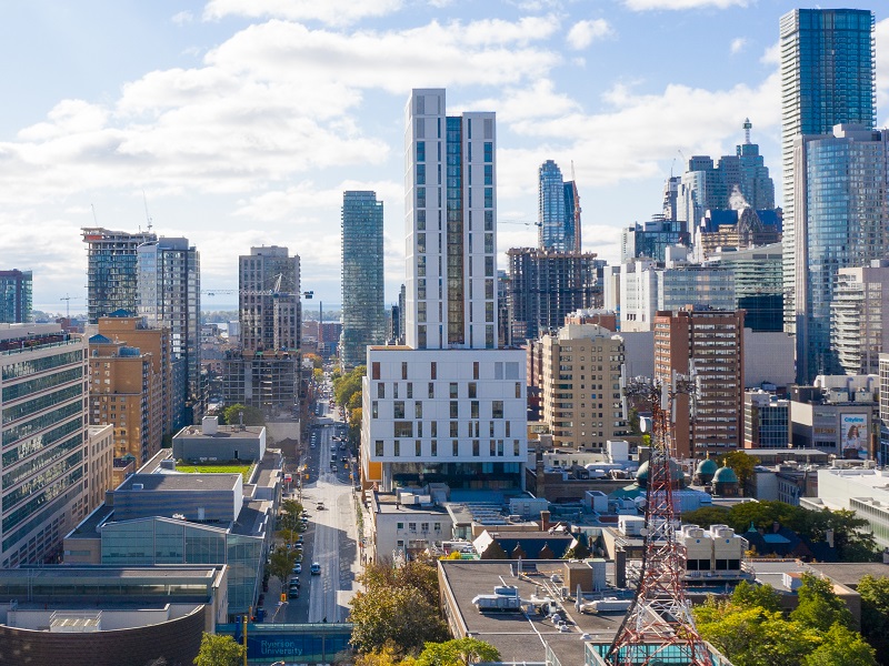 Church Street skyline in downtown Toronto