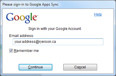 Access Gmail on Microsoft Outlook with Google Sync - Google Workspace -  Toronto Metropolitan University