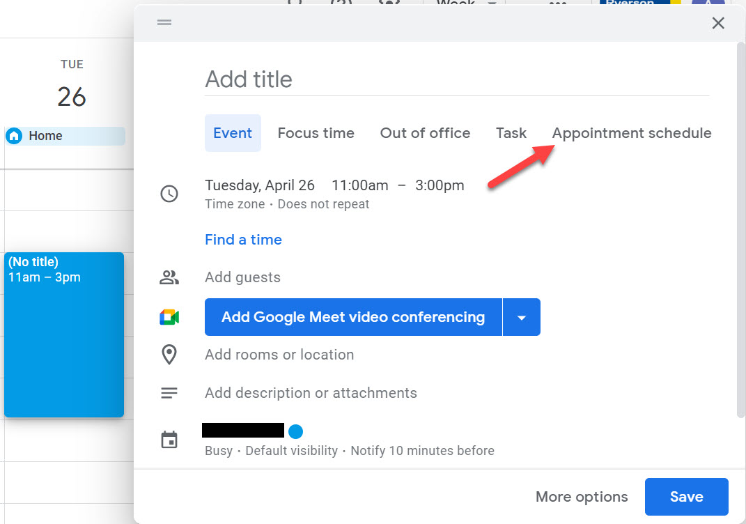 How to Use Appointment Schedule in Google Calendar Google Workspace