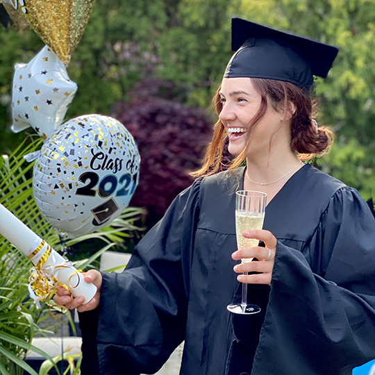 Graduation photo of Gracie Brison