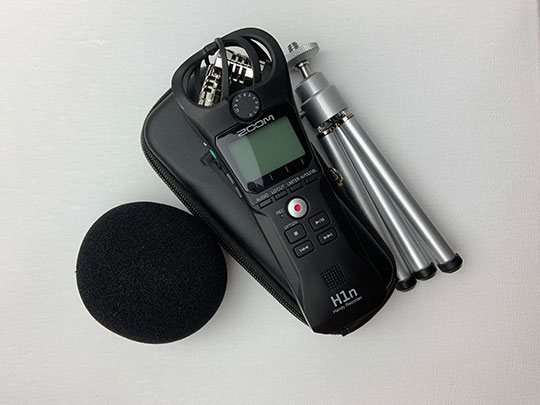 The equipment sent to JN8407/JRN801 (Advanced Podcast & Radio Documentary) students.