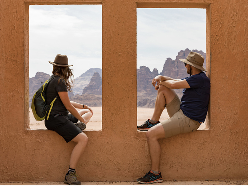 Jessica Wynne Lockhart in Jordan.