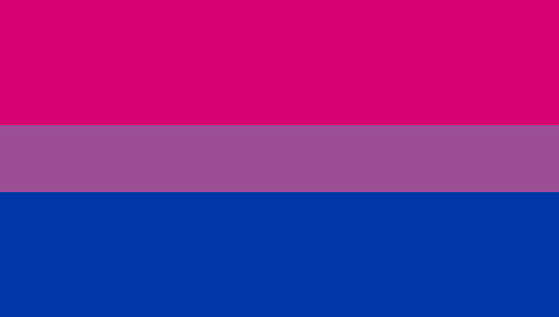 The Bi pride flag