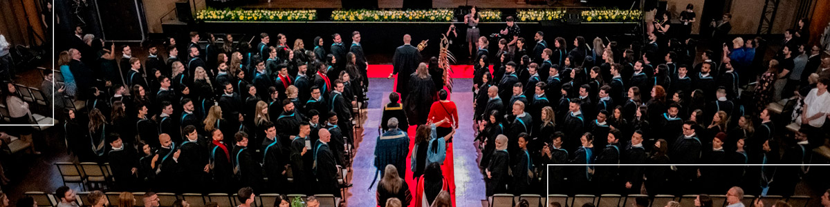Academic procession at Lincoln Alexander Law's Inaugural Convocation