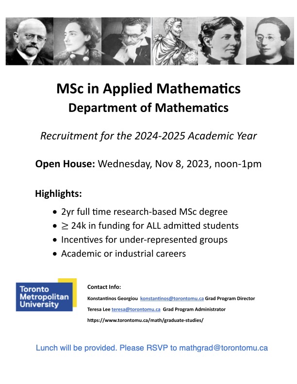 MSc in Applied Mathematics