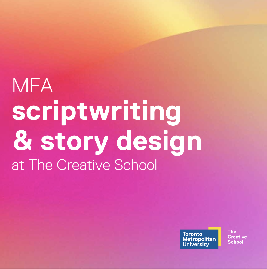 Master of Fine Arts Scriptwriting and Story Design Brochure
