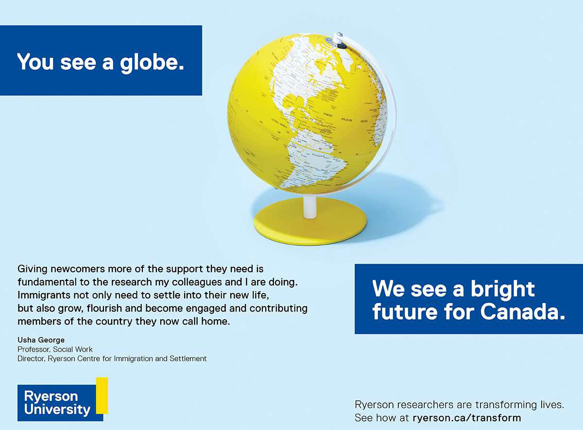 Ryerson globe ad