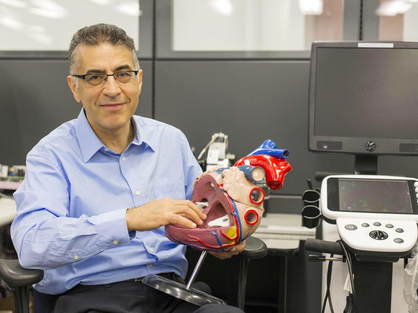 Farrokh Janabi-Sharifi receives the Sarwan Sahota Ryerson Distinguished Scholar award for robotics research