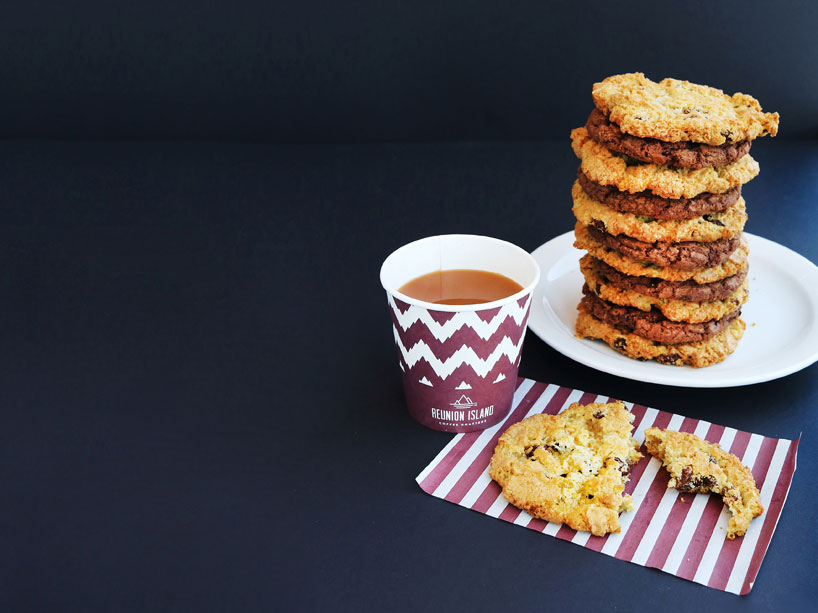 Products from Reunion Island Coffee, and Circles and Squares now available at the Hub Café