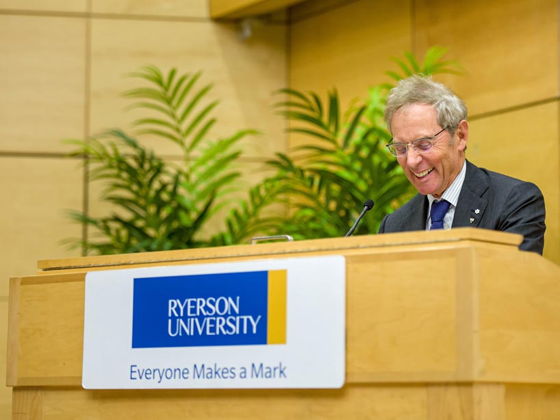 Gallery of Chancellor Bloomberg’s memorable moments at Ryerson