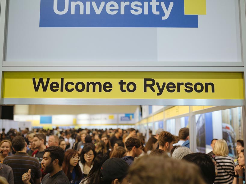 Nearly 900 students, faculty and staff welcomed prospective students and their families at the 2018 Ontario Universities’ Fair