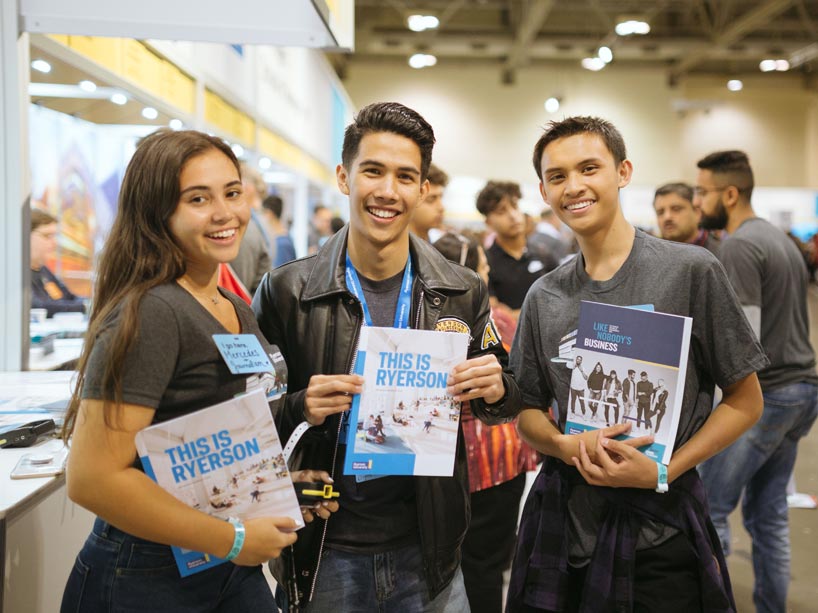 Nearly 900 students, faculty and staff welcomed prospective students and their families at the 2018 Ontario Universities’ Fair