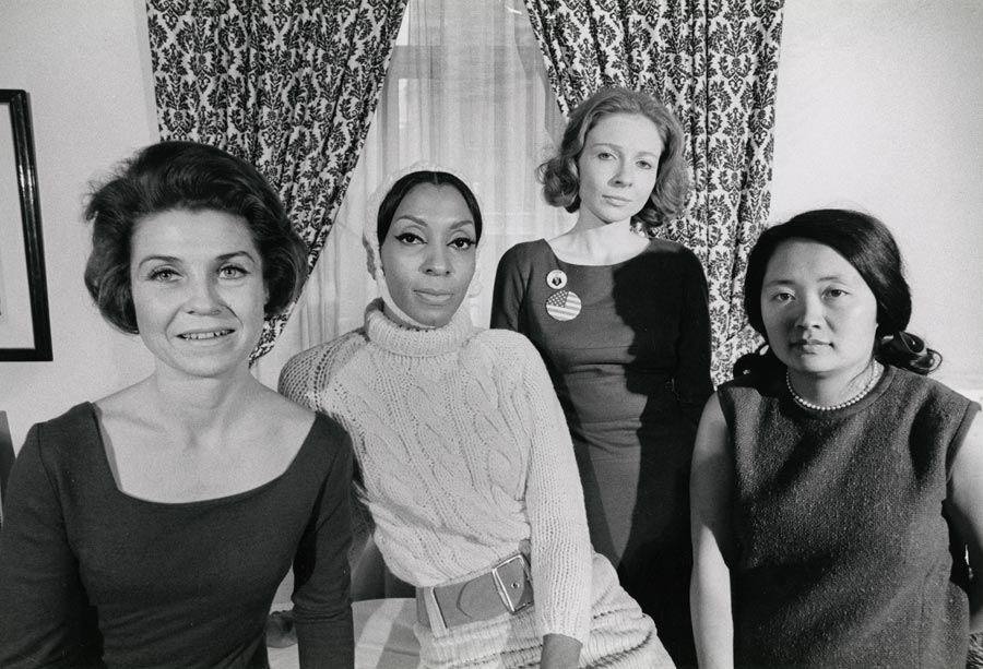 Group of four women