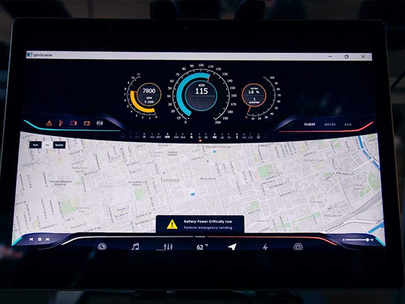 Close up of GPS navigation system of Ryerson Helium flying vehicle