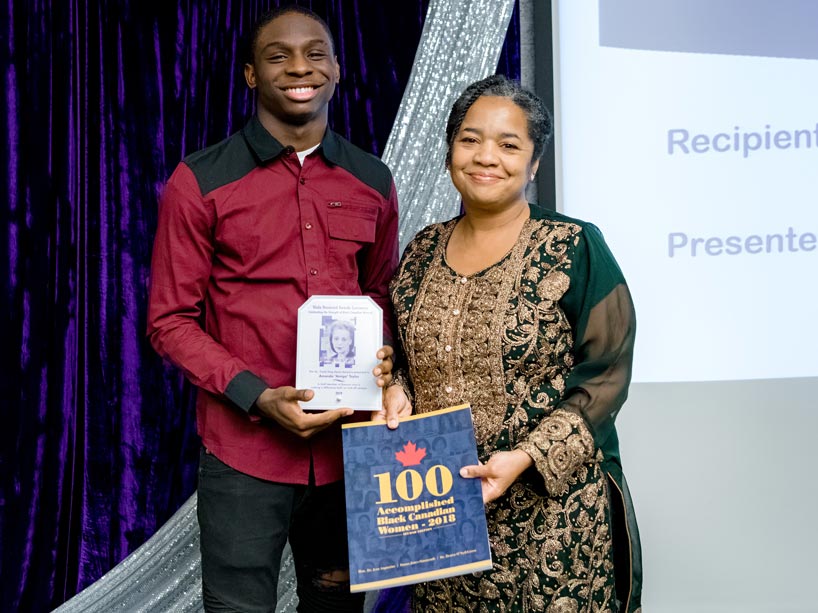 From left: Josiah Taylor and Jo-Anne Henry