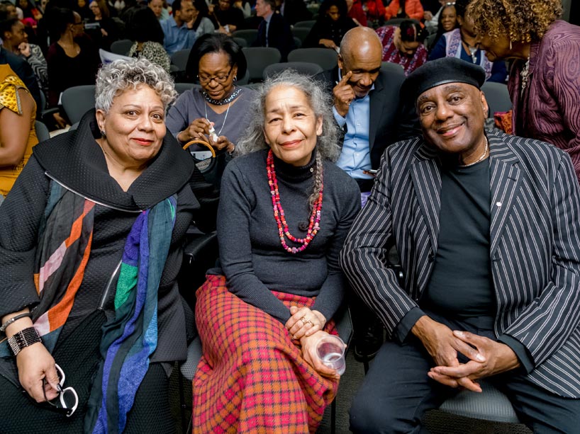 From left: Jackie Richardson, Molly Johnson and Joe Sealy