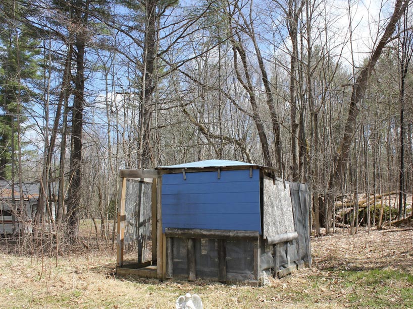 The original structure - an outdated metal shack