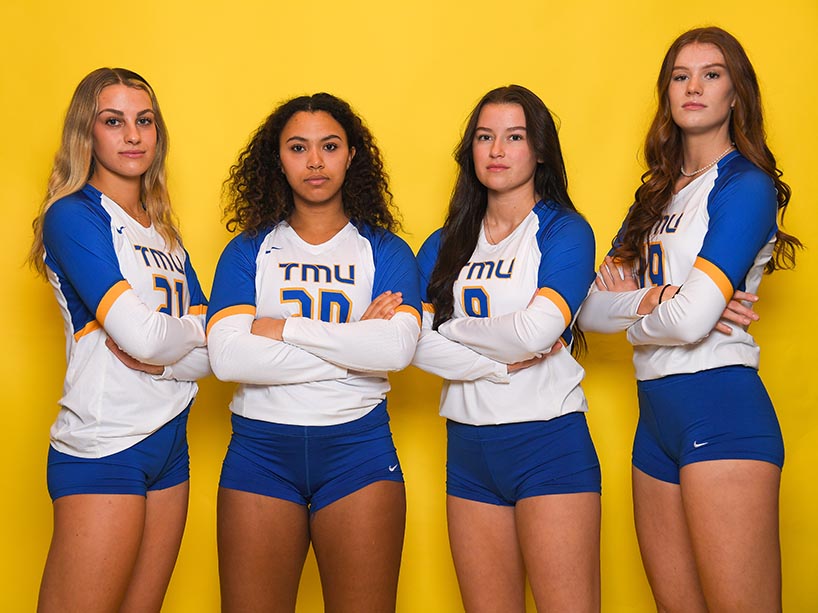 Check out TMU's new varsity uniforms and fan gear - News and Events -  Toronto Metropolitan University