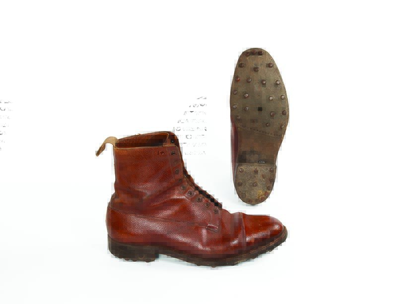 A pair of brown boots